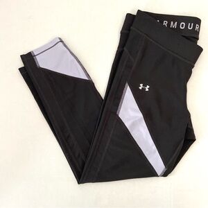Under Amour HeatGear Compression Leggings Size Large (12-14) In  Grey